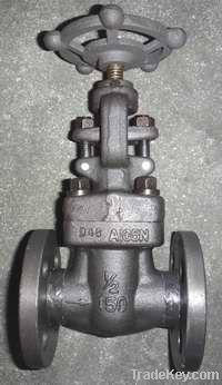 Forged steel gate valve