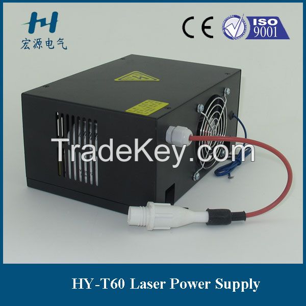1200mm laser tube power supply HY-T60 60watt black laser power
