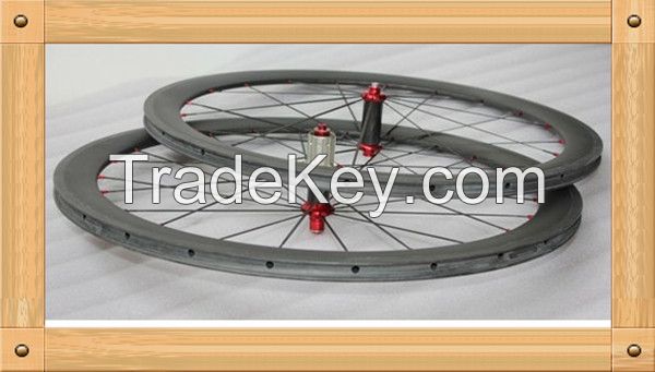 carbon bicycle wheelset clincher 50mm
