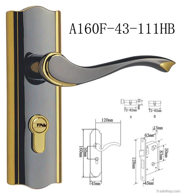door lock Zinc Alloy(160F-43-111 HB)