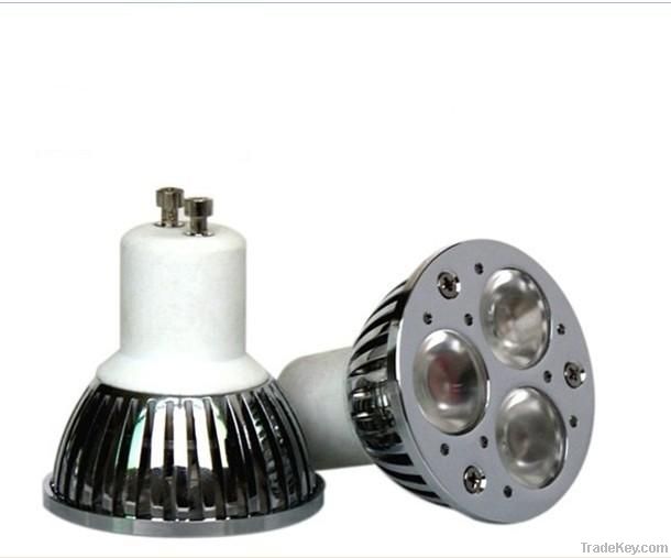 2012 gu10 led spotlight 3w with CEandRoHS, Super bright