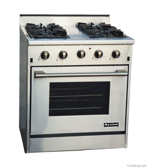 Gas cooking range