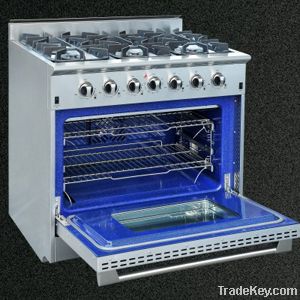 6 burner gas range/36" gas range