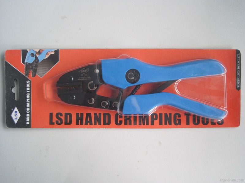 AN-10 terminal crimping tool for non-insulated cable links