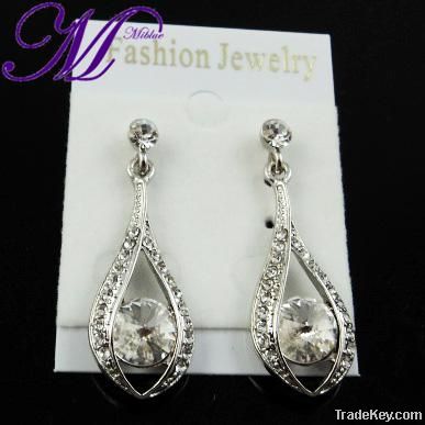 hot sale teardrop crystal earring