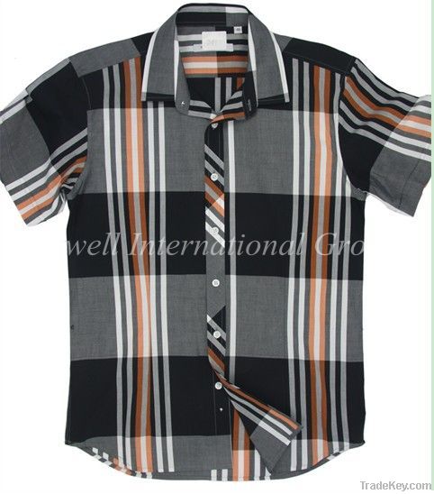 Mens Short Sleeves Casual Shirt