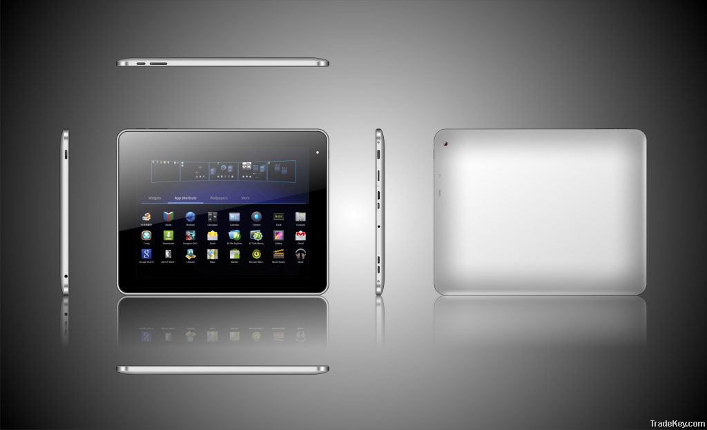 9.7-inch IPS Tablet PCs, Rockchip 3066 Dual Core 1.6GHz CPU