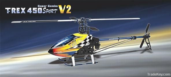ALIGN T-REX 450 Sport V2 Futaba 6CH 2.4G RTF Combo Helicopters KX01508