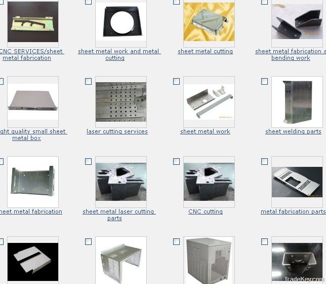 sheet metal bending component and service