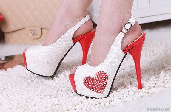 2012 new fashion high heel open toe women shoes
