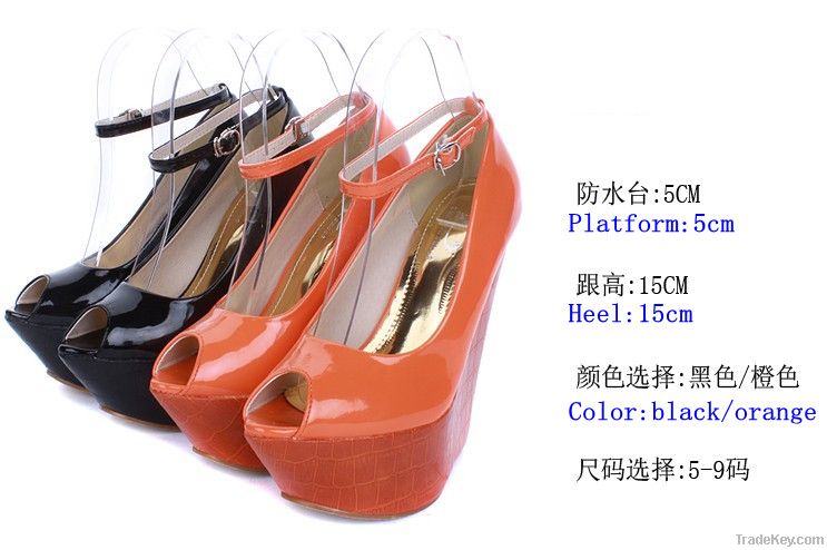 2012 new fashion high heel open toe women shoes