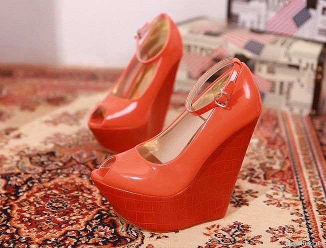 2012 new fashion high heel open toe women shoes