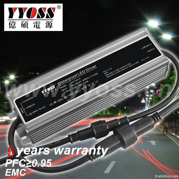 100w led driver 36v With CE ROHS Attestation ip67