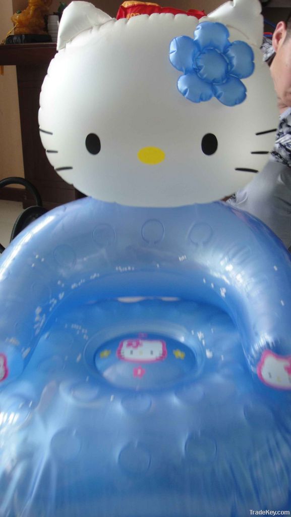 Hello Kitty Inflatable Carton Sofa For Children