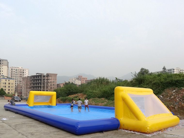 Hot Seller 0.9mm PVC Inflatable Football Field For Sale