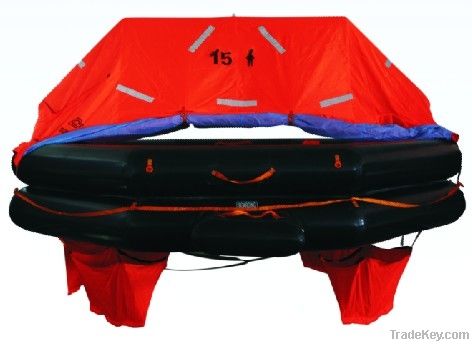 Inflatable Solas Ce Approved Life Raft With 15 Persons