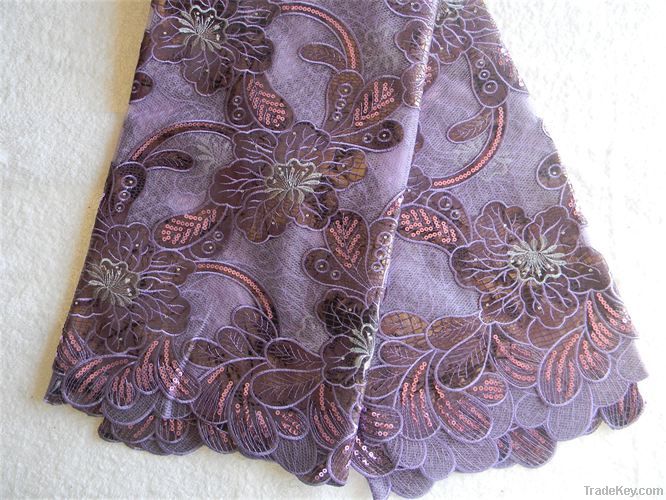 Fancy African Organza Lace Fabric