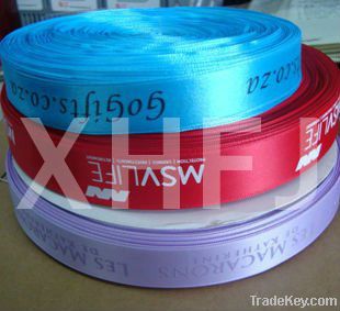 High quality custom printed satin ribbons