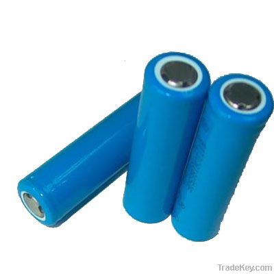 Rechargeable cylindrical lithium battery