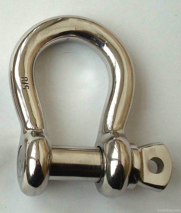 stainless steel anchor bow shackle