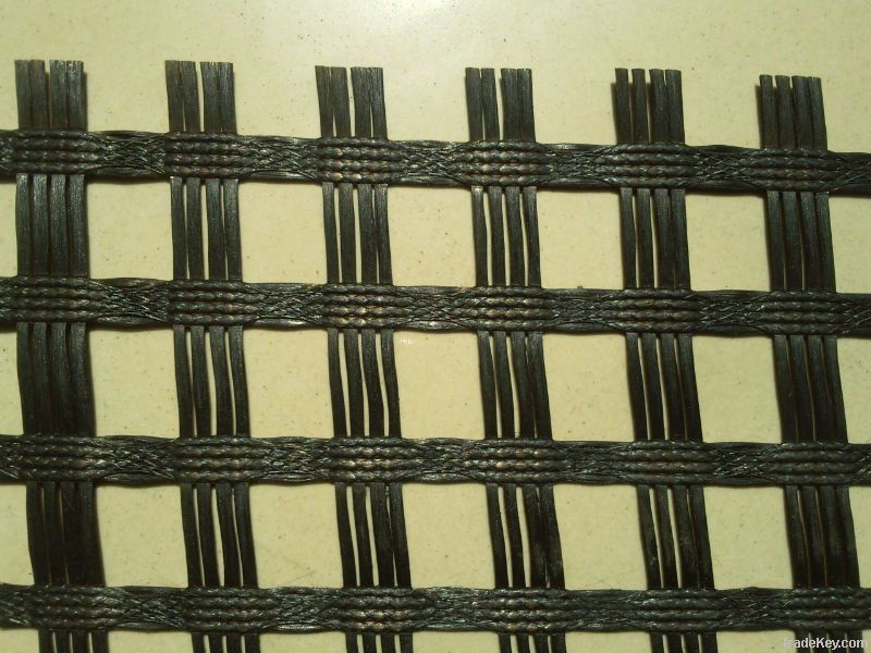 Fiberglass geogrid