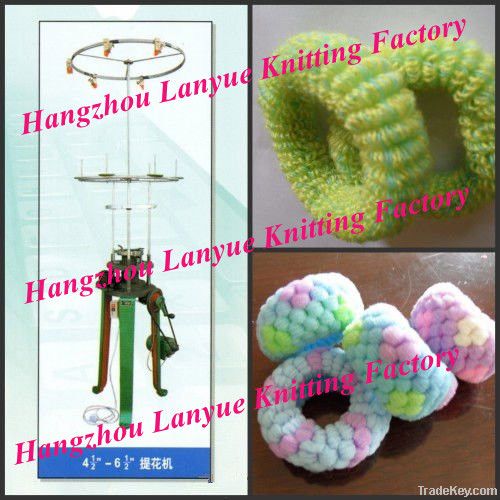 automatic high speed elastic hair band knitting machine