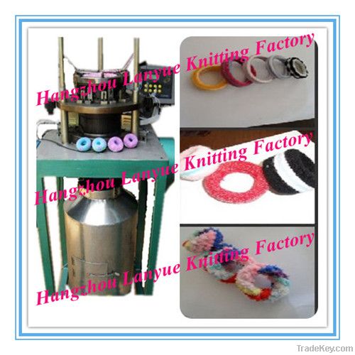 automatic high speed elastic hair band knitting machine