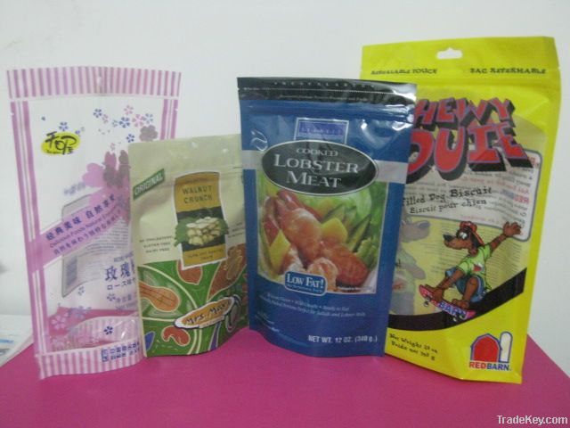 Stand up pouches/bags for Cookies/Dry Food/Snack Food Packaging