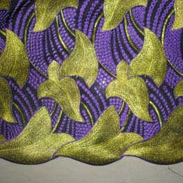AFRICAN HANDCUT VOILE  LACE IN FASHION
