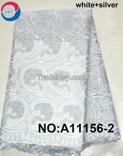 high quality african french lace fabric tulle lace 