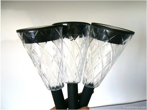 plastic solar light for garden