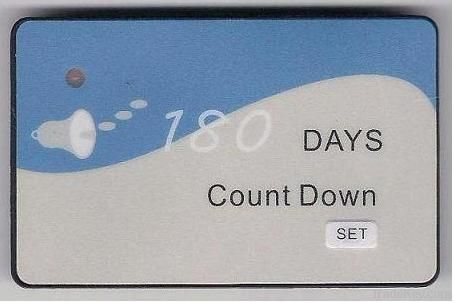 Card day timer, Card daily timer