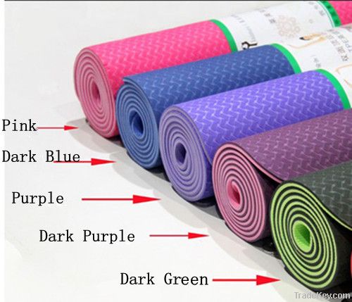 100%TPE Eco-friendly non-toxic yoga mat