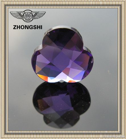 high quality amethyst fancy cut cubic zirconia