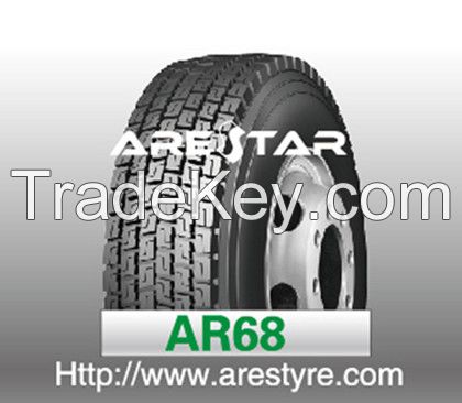 ARESTAR all steel radial truck tyres with best quality AR68 pattern