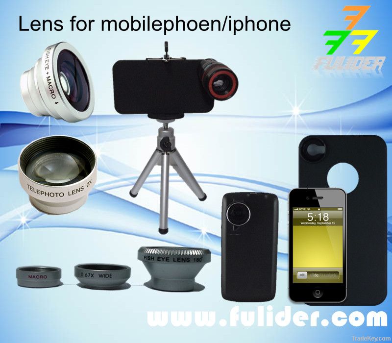 mobilephone magnetic lens , wide angle macro  fisheye telephoto  lens