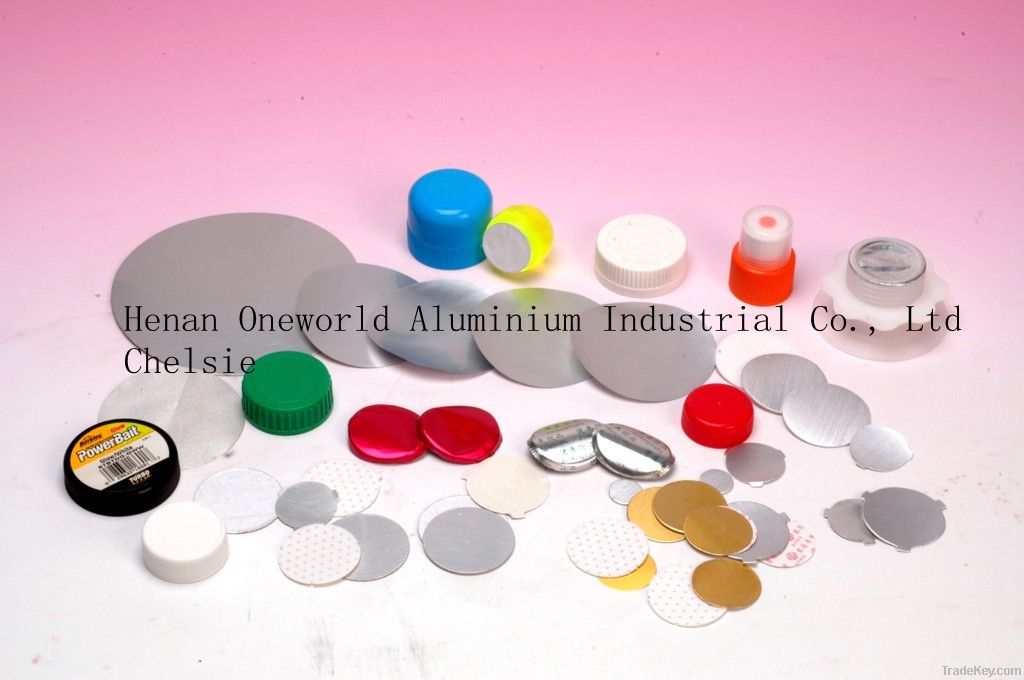 Aluminum foil induction wads