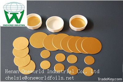 High resistant PE/PET induction foil wads for pesticides