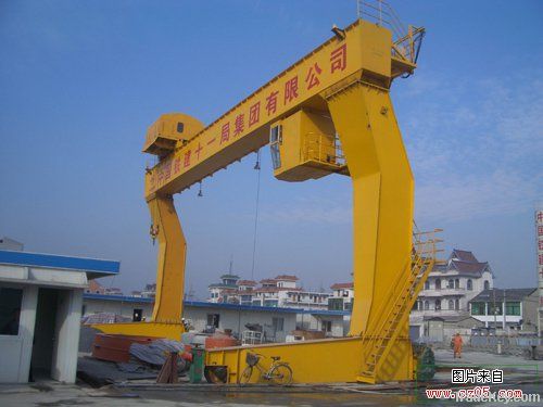 L type single beam gantry crane