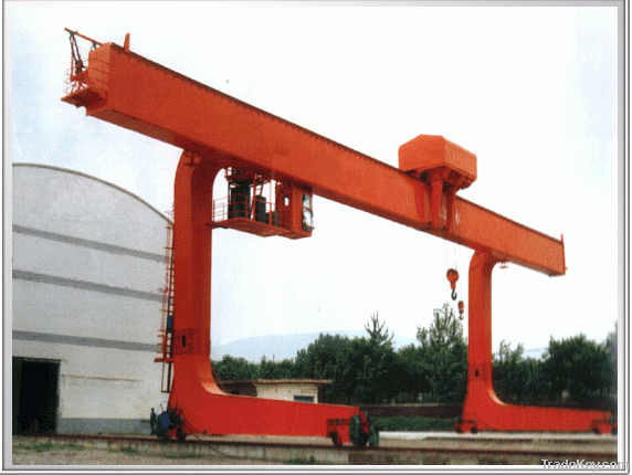 L type single beam gantry crane