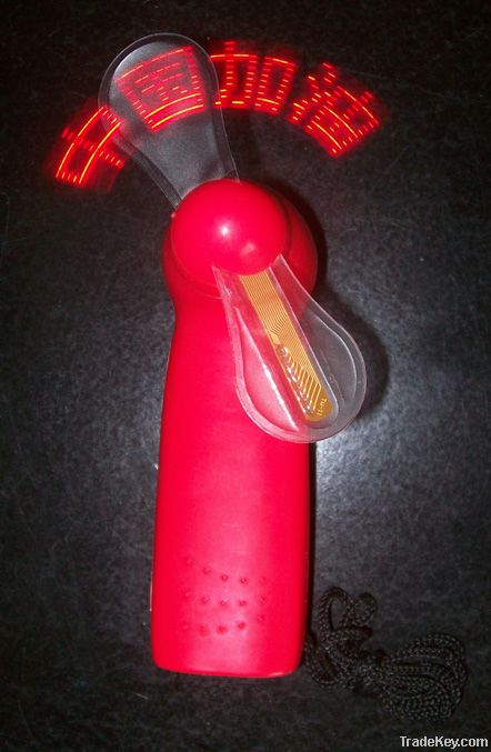 Flashing Mini fan with red light