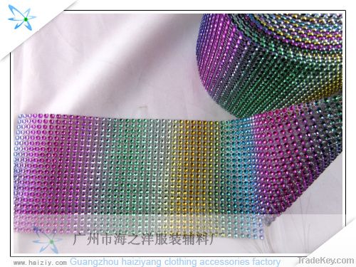 ss10 Crystal rhinestone mesh