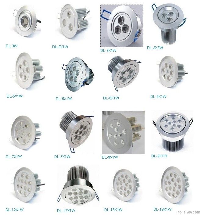 LED Downlights CE FCC RoHS approved USD5/pc