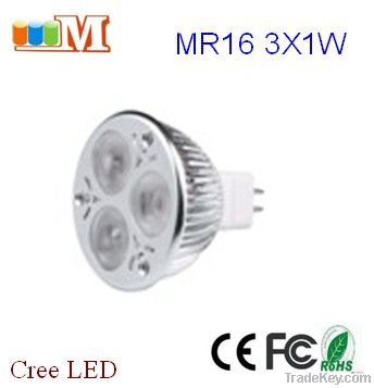 MR16 LED bulb 3X1W Cree LED inside