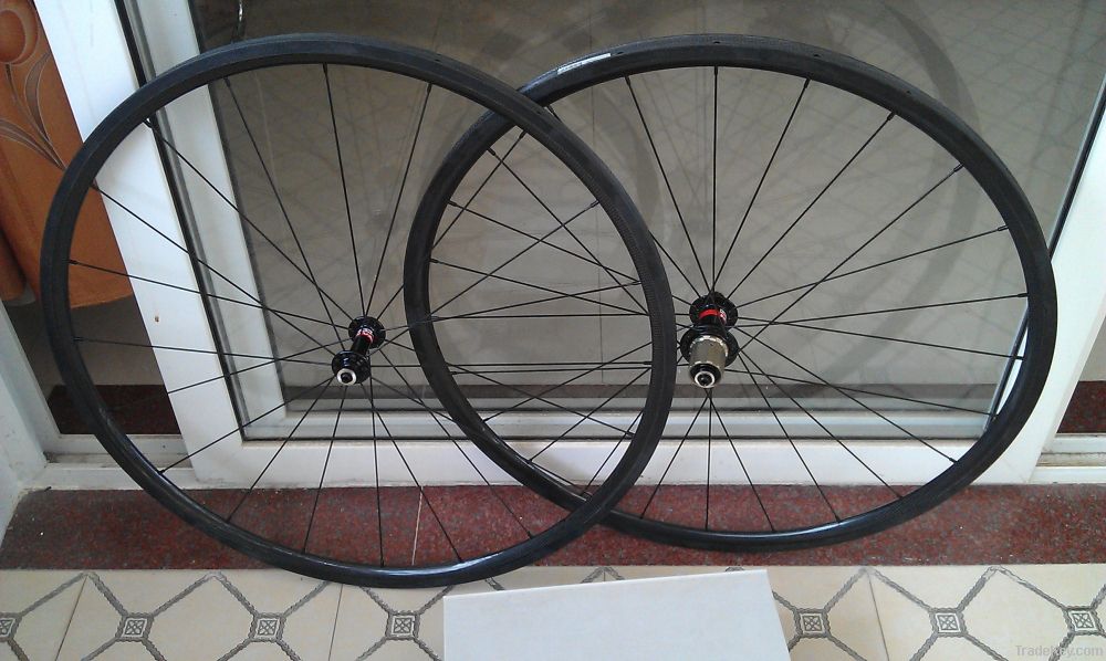 wholesale ultralight 24mm tubular cabon wheelset 3K 1420 spokes