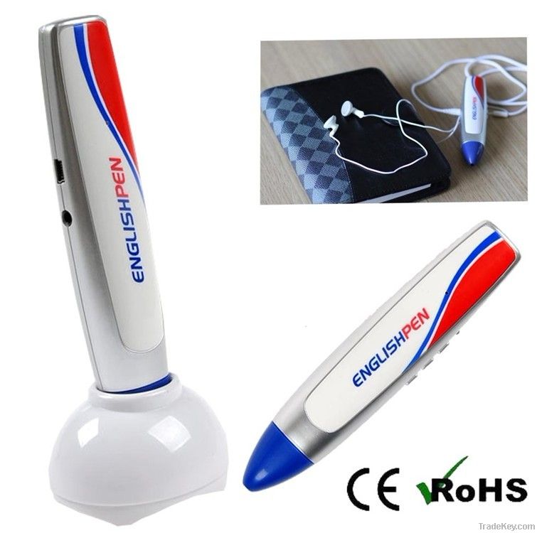 Electronic voice point reading pen for kids and adults with books