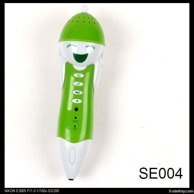 Electronic reading pen, an useful tool to learn language for kids