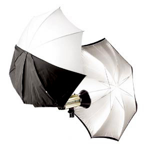 White Convertible Umbrella