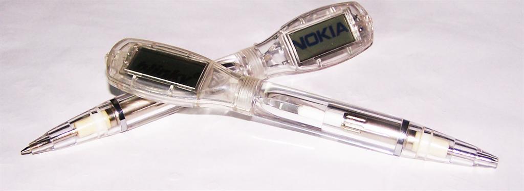 solar powered LCD flash pens