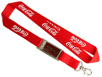 Lanyards with Solar Power Flash LCD Badge